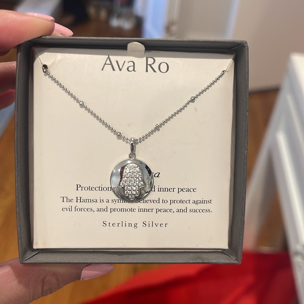 Silver Hamsa Necklace- BRAND NEW